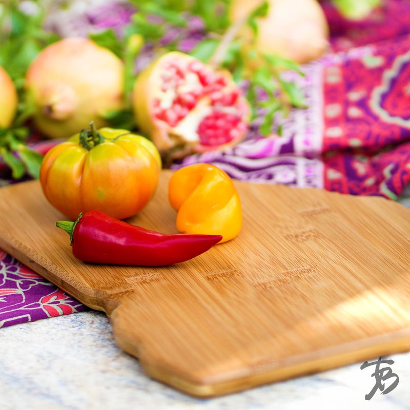 Totally Bamboo Georgia State Shaped Bamboo Serving & Cutting Board - Image 3